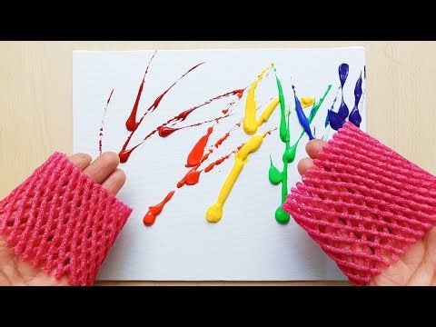 #PAINTING 392 / Anyone Can Paint This! | So Simple and Colorful Acrylic Techniques!