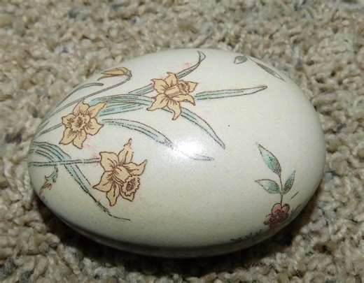 26-46 Retro Takahashi Porcelain Hand Decorated Oval Egg Trinket Box Lilies Lily - Etsy