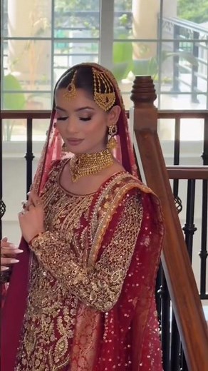 Luxury Bridal Fashion Trend 2026🥀 | Gorgeous Red Wedding Outfit ❤️ Wedding Fashion Goals💫#foryou