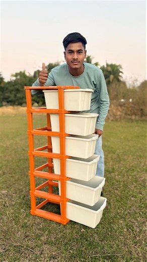 6 Xl Plastic Modular Drawer System ki review 😍🔥#shortsvideo