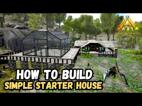 Ark Mobile How to build Starter House | Ark: Survival Evolved Mobile Base/House Building