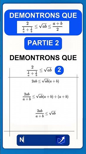 Démonstrations d'une inéqualité | Partie 2 - Calcul dans R | Seconde S