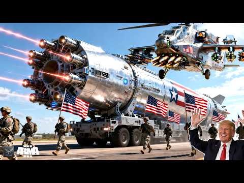 Today! April 10 | The best US weapons are launched, the Russian troop convoy is helpless! - ARMA 3