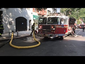 FDNY Responding To & On Scene Fighting A Of A 10-75 All Hands Fire On The Upper East Side Of NYC