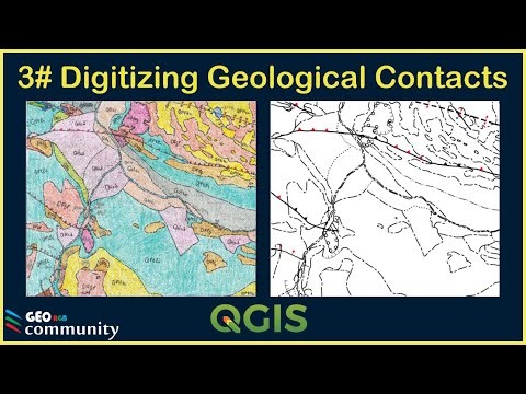 QGIS Digitizing Geological Contacts