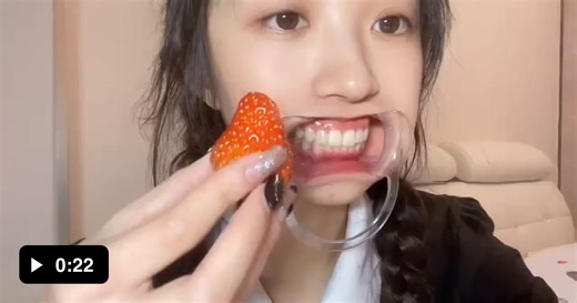 Showing the mastication process, literally - Video