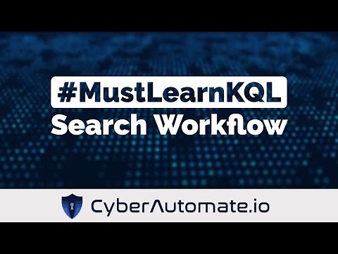 5. Must Learn KQL: The Search Operator Workflow