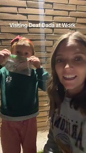 254K views · 6.6K reactions | Always excited to visit dada at work 﫶 #asl #signlanguage #deaf #deafdad #sign #deafcommunity #deafculture #deafawareness #love #sweet #family | Oursignedworld | Facebook