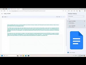 Recover Text Accidentally Deleted From Google Docs File [Solution]