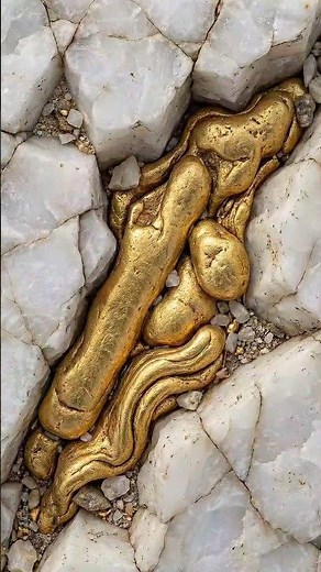 REAL GOLD Process 🔥 From Geology to Pure Gold Bar | Satisfying Gold Melting #goldrush #gold