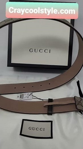 New Gucci GG Supreme Belt Beige Ebony with Silver Buckle Unboxing + Review + Authenticity Check!