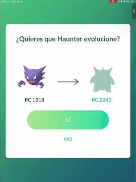 I Evolved Haunter into Gengar in Pokémon GO! 👻