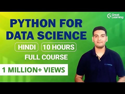 Python for Data Science Full Course | Data Science Tutorials for Beginners in 2022 | Great Learning