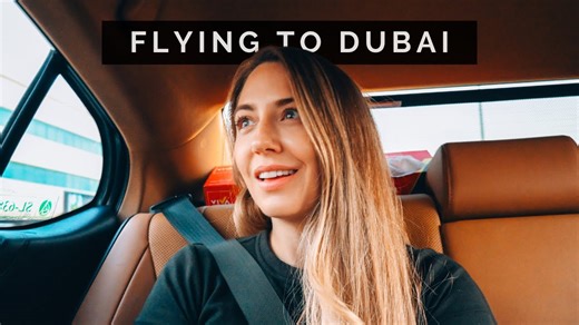 Flying to Dubai for the first time was weirdly emotional for me!