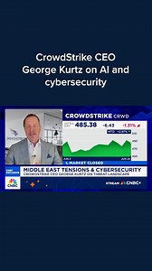 CrowdStrike CEO George Kurtz discusses AI and cybersecurity: "You're going to need companies like CrowdStrike to be able to secure all of these AI models, all these AI agents." Watch the full interview: cnb.cx/43YvHB3 | CNBC