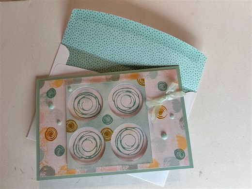 Handcrafted Blank Note Card in Soft Colors - Etsy