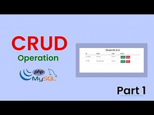 Learn PHP and MYSQL | CRUD Operation With Ajax | Part 1 | PHP somali tutorials