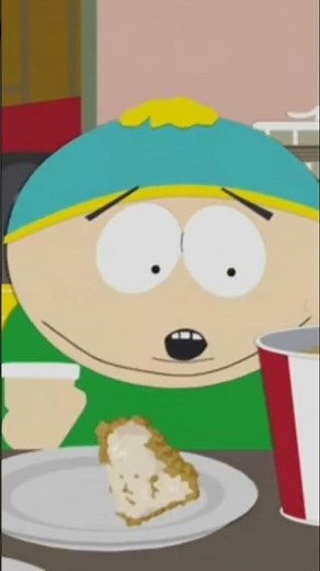 eric cartman eating all the skin off the KFC chicken #southpark #ericcartman