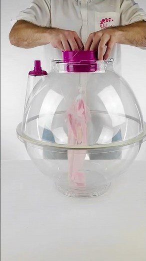 DIY Balloon-Stuffed Girl Baby Shower Gift: Using a Balloon Stuffing Machine #babyshowergift #balloon