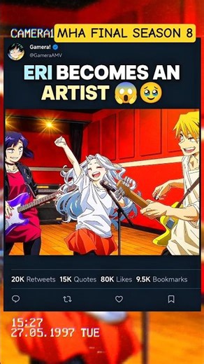 ERI becomes an ARTIST 😱🥹 | #myheroacademia #edit #mha #amv #anime