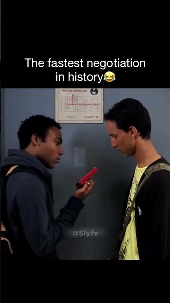 The fastest negotiation in history 😭
