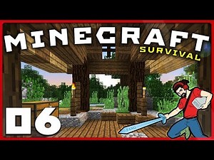 Minecraft Survival | SPIDERS, COWS AND ROOFS! || [S01E06] Vanilla 1.12 Lets Play
