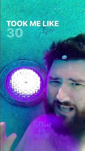 Great pool light DIY