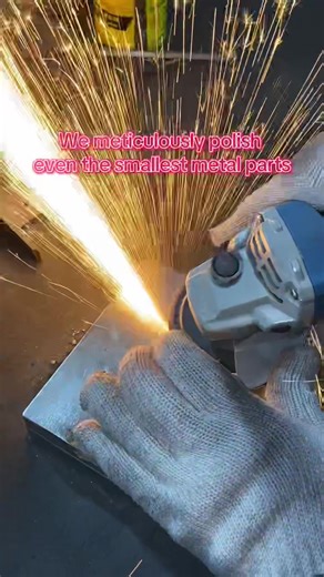 We meticulously polish even the smallest metal parts.#metalprocessing #sheetmetalprocessing #custommetal #StainlessSteel #polishing