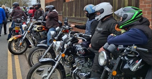 RECAP - Bikers join funeral procession as crowds say farewell to Amelia Kolpa