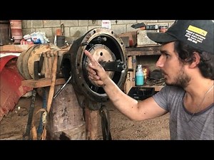 TROCA DOS DISCOS DE FREIO MASSEY ferguson vazando óleo - reparo no sistema de FREIOS MF4275