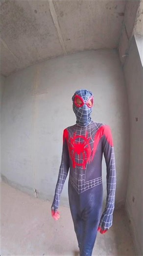Spiderman got crazy Parkour Free running pov 🥳#parkourfreerun #rooftop #shortslife