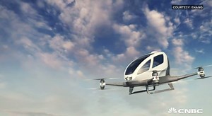 Meet the world's first passenger-carrying drone. It will autonomously fly you to the destination of your choice. | CNBC