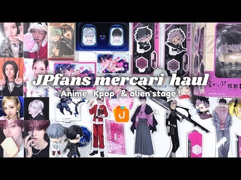 JPfans mercari haul ! ft. kpop, anime, and alien stage goods