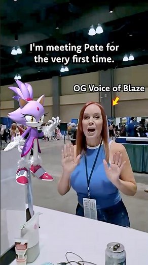 Sonic 06 Voices Meet For the First Time! Blaze and Silver Have Never Met In Two Decades!