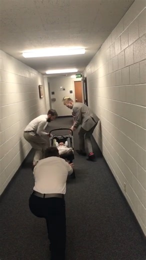 Baby curling at church 🥌🥌🥌 #baby #curling #olympics #sports | Dadthings