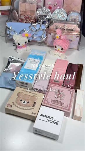 ⊹₊⟡⋆100$ Yesstyle beauty haul ⊹₊⟡⋆ ys code: STRAFIRE26 #yesstylehaul #beautyhaul #cbeauty #kbeauty