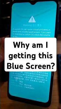 Warning Custom OS Screen Keeps coming up when I try to Reset my Samsung Phone
