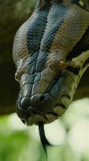Tourists Spot a 15 Foot Python Hanging Above Safari Jeep #shorts