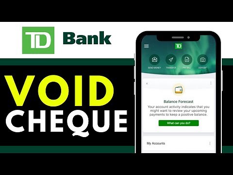 How to Get Void Cheque TD Mobile App 2025! (EASY & FAST)
