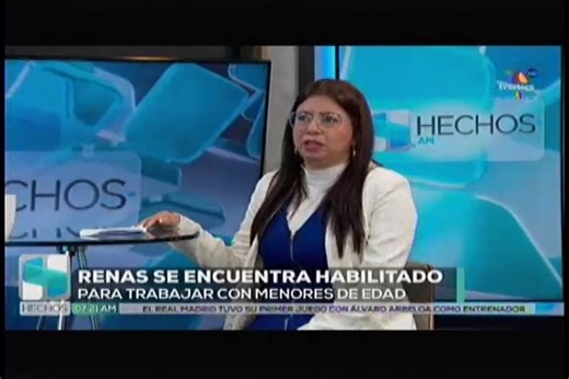 Ministerio Público Guatemala on Instagram: "#MPenDirecto 📺 Durante una entrevista en el programa Hechos AM, de TV Azteca Guatemala, la licenciada Luisa Cruz, encargada del Registro Nacional de Agresores Sexuales (RENAS), destacó la importancia de la certificación RENAS como un mecanismo de prevención y protección de la niñez y adolescencia. Este documento, emitido por el Ministerio Público, acredita si una persona ha sido o no condenada por delitos de naturaleza sexual. Están obligadas a presen