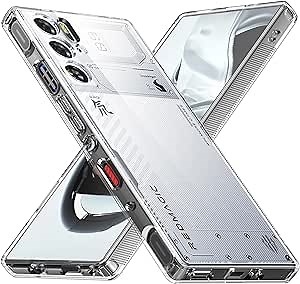 Foluu Slim Fit Case for ZTE Nubia Red Magic 9 Pro, Translucent Matte Hard PC Back & Soft TPU Bumper Protective Shockproof Case