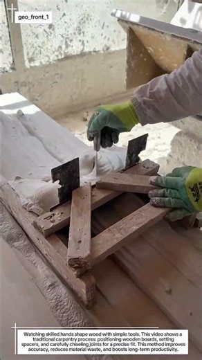 Handcrafted Wood Joinery Done the Traditional Way | Precision Carpentry Skills