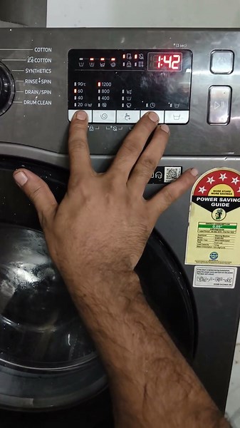 How to Reset Samsung Front Load Washing Machine #viralvideo #sewingmachine #youtubetv #shorts #love