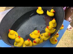 Aidan plays hook a duck game