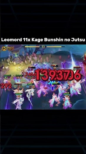 Leomord 11x Kage Bunshin no Jutsu #mcgg #magicchessgogo