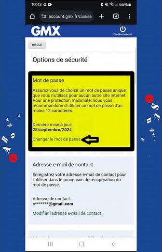 Changer le Mot de Passe GMX facilement - Tuto 2024