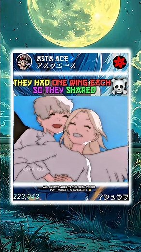 They shared their wings to fly ☠️🔥ll #anime #animeedit
