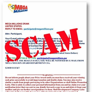 Lottery Office Issues E-Mail Scam Warning
