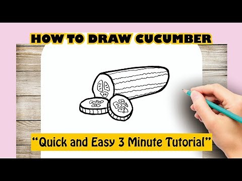 How to draw CUCUMBER