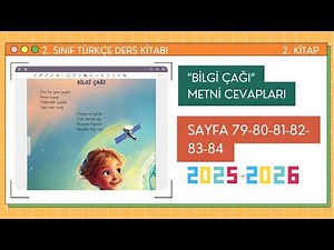 2nd Grade Turkish Textbook, Book 2 Answers, Pages 79-80-81-82-83-84 | Information Age Text